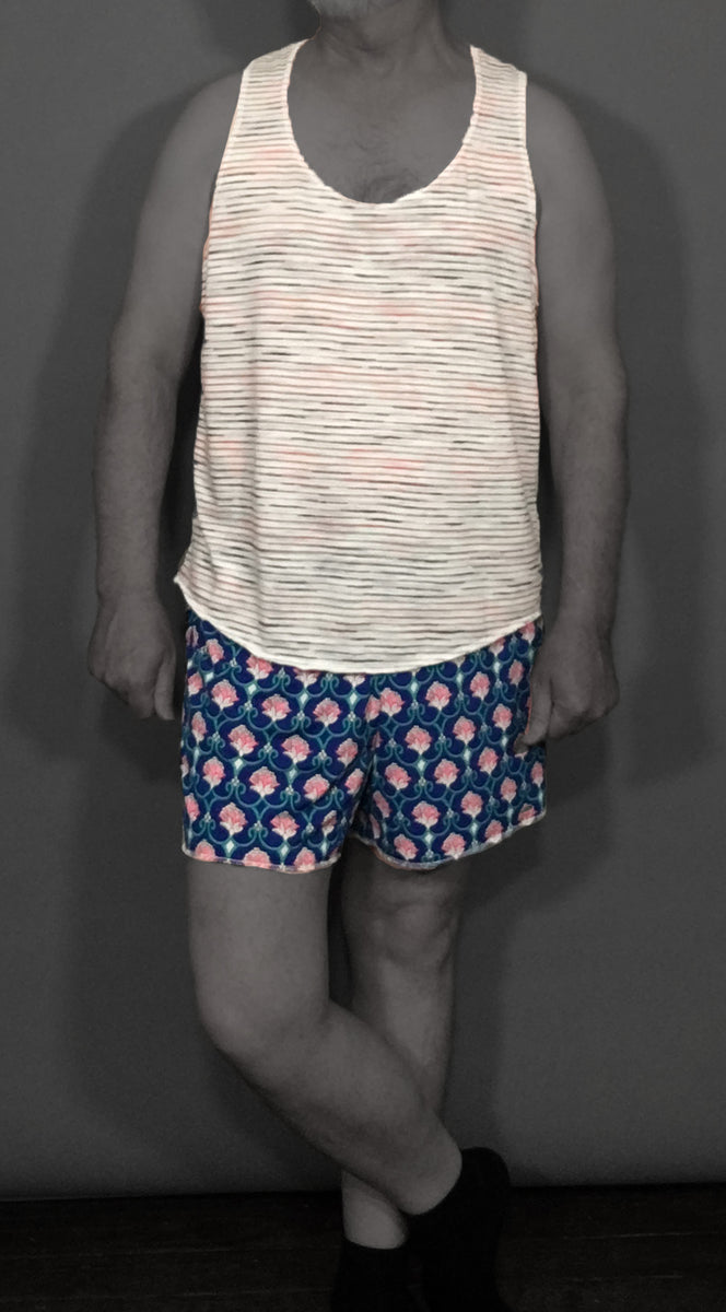 Men's Sleep Tank & Sleep Short Combination Sewing Pattern PDF Sew It Like A Man