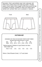 Load image into Gallery viewer, Mens Sport Boxer Brief Sewing Pattern PDF 007