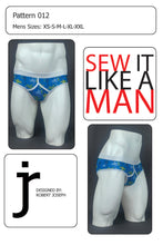 Load image into Gallery viewer, Men's Classic-Modern Brief Underwear Sewing Pattern PDF 012