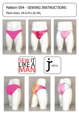 Men's Slim Line Swim Brief Underwear Sewing Pattern PDF 054