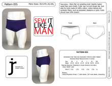 Load image into Gallery viewer, Men&#39;s Wrestling Brief Underwear Swimsuit PDF Sewing Pattern 055