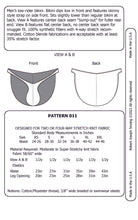 Load image into Gallery viewer, Men&#39;s Low-Rider Stringy Bikini with Full Rear 011 PDF Sewing Pattern