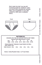 Load image into Gallery viewer, Men&#39;s Classic Hip Brief Sewing Pattern PDF