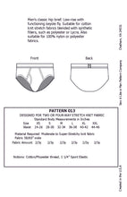 Load image into Gallery viewer, Men&#39;s Classic Hip Brief Sewing Pattern MAIL