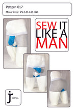 Load image into Gallery viewer, Men’s Sack Pouch Boxer Brief Underwear 017 MAIL Sewing Pattern