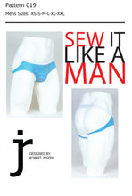 Load image into Gallery viewer, Men&#39;s Backless Jock Brief Sewing Pattern PDF
