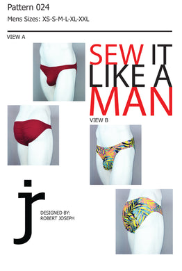 Mens Posing Suit / Bikini Sewing Pattern MAIL
