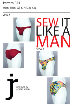 Mens Posing Suit / Bikini Sewing Pattern PDF Download (.zip file)