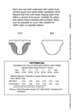 Load image into Gallery viewer, Men&#39;s Full Pouch Low Rise Bikini Sewing Pattern PDF