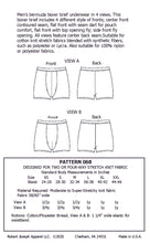 Load image into Gallery viewer, Mens Bermuda Boxer Brief Trunk Underwear Sewing Pattern PDF