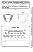 Load image into Gallery viewer, Mens Tanga Brief Underwear Swimwear Sewing Pattern PDF Digital Download