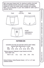 Load image into Gallery viewer, Men&#39;s Dual Pouch Boxer Brief Sewing Pattern PDF