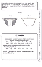 Load image into Gallery viewer, Mens Bikini Beach Crusier Swimsuit Sewing Pattern PDF Download 084