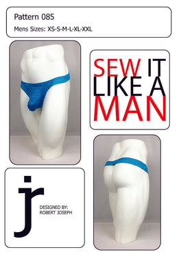 Mens Strapless Sling/Sack Jockstrap G-String Sewing Pattern PDF Download 085