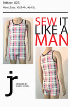 Load image into Gallery viewer, Mens Wrestling Singlet Sewing Pattern PDF