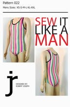Load image into Gallery viewer, Mens Bodysuit Sewing Pattern PDF