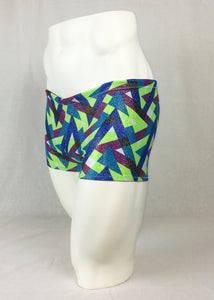 Mens Square Cut Swim Trunk Yoga Short Sewing Pattern MAIL