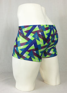 Mens Square Cut Swim Trunk Yoga Short Sewing Pattern MAIL