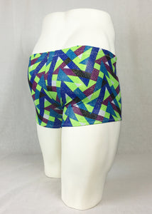 Mens Square Cut Swim Trunk Yoga Short Sewing Pattern MAIL