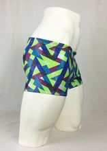 Load image into Gallery viewer, Mens Square Cut Swim Trunk Yoga Short Sewing Pattern MAIL