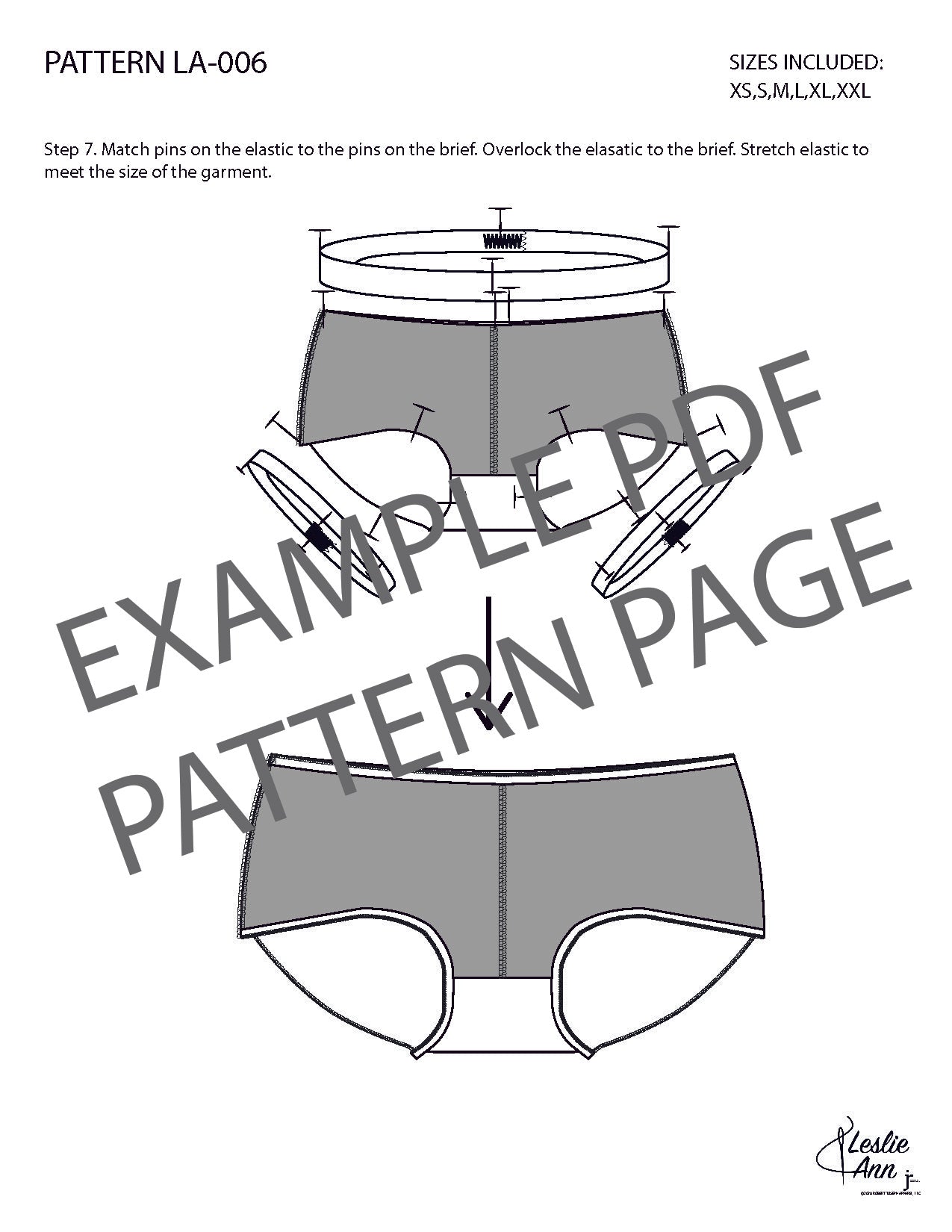 Womens Boy Cut Brief Underwear Sewing Pattern PDF – Sew It Like A Man