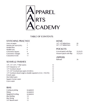 AAA L1 Sewing Patterns