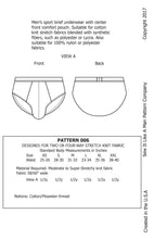 Load image into Gallery viewer, Mens Front Pouch Brief Underwear Sewing Pattern PDF