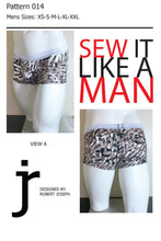 Load image into Gallery viewer, Men&#39;s Low-Rise Show-Off Boxer Brief Sewing Pattern MAIL