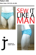 Load image into Gallery viewer, Mens Swim Brief/Bikini Underwear Sewing Pattern MAIL 005
