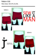 Load image into Gallery viewer, Mens Vintage Swim Trunk Sewing Pattern PDF