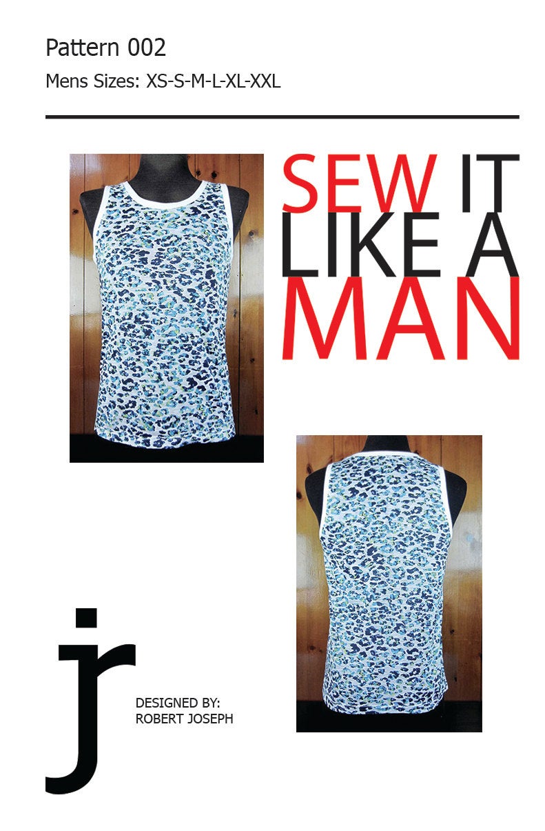 Mens Tank Top Sewing Pattern MAIL